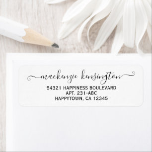 Elegante Handschrift Chic Name