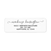 Elegante Handschrift Chic Name (Vorne)