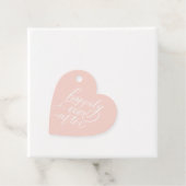 Elegante Handschrift glücklich nach Hochzeit Geschenkanhänger (Beispiel)