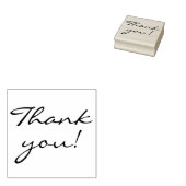 Elegante Handwriting Vielen Dank Gummistempel (Stempel)