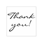 Elegante Handwriting Vielen Dank Gummistempel (Prägung)