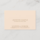 Elegante harmonische Farbberufliches sauberes Visitenkarte (Rückseite)