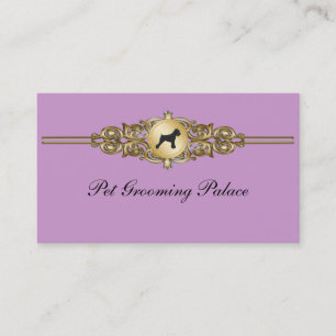 Elegante Haustier-PflegenVisitenkarten Visitenkarte