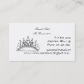 Elegante Headshot-Visitenkarte Visitenkarte (Rückseite)