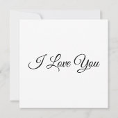 Elegante Heart Husband Wedding Anniversary Card Dankeskarte (Rückseite)