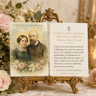 Elegante Heilige Zélie und Louis Martin katholisch
