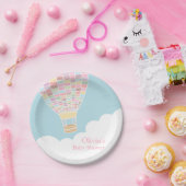 Elegante Heißluft-Ballon-Babyparty-Versorgungen Pappteller (Party)