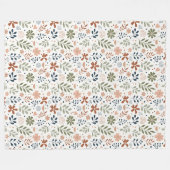 Elegante hellbraune Erdtöne-Regenbogen-Decke Fleecedecke (Vorderseite (Horizontal))