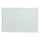 Elegante, helle, Aquamarin grüne Farbe Kissenbezug (Rückseite-Links)