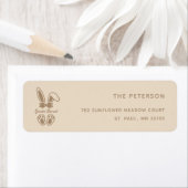 Elegante, helle Beige-Genderoffenbarung (Insitu)