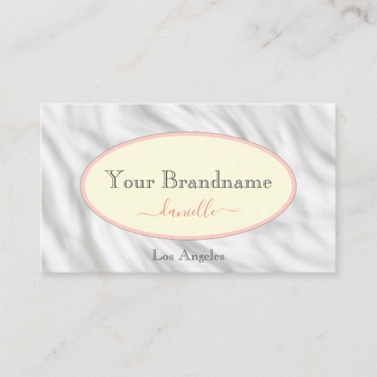 Elegante hellgelbe graue Marmortextur Print Visitenkarte (Vorderseite)