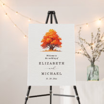 Elegante Herbst-Hochzeit Rustikaler Minimalistisch