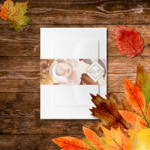 Elegante Herbst-Wasserfarben-Blumenhochzeit 