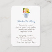 Elegante Herbstdusche Blume Kinderdusche buchen Begleitkarte (Vorderseite)