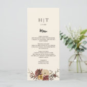 Elegante Herbstfallkarte (Stehend Vorderseite)