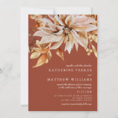 Elegante Herbstfarbe Frische Pasta machen Einladung (Vorderseite)