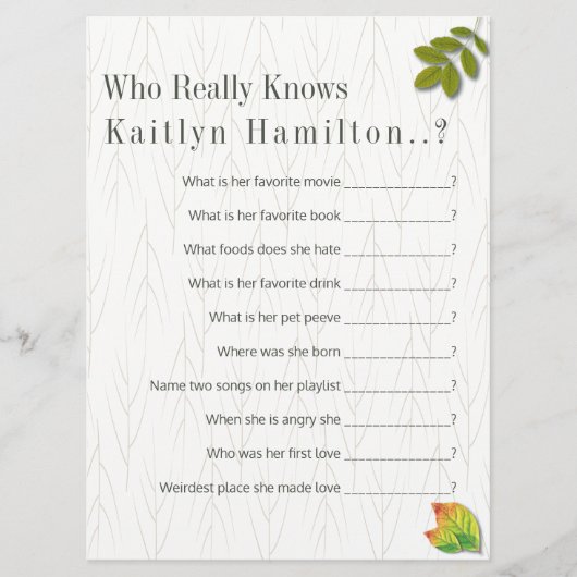 Elegante Herbstinsel Wunderbare Minimalistische Ho (Vorderseite)