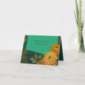 elegante Herbstkarte Dankeskarte (Vorderseite)