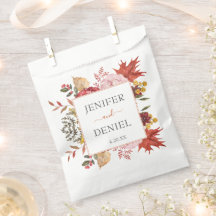 Elegante Herbstlaub Herbsthochzeit