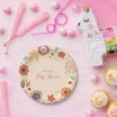 Elegante Herbstlaub Kinderdusche Pappteller (Party)