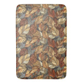 Elegante Herbstlaube aus festem Glas - Rustikaler Badematte (Vorderseite Vertikal)