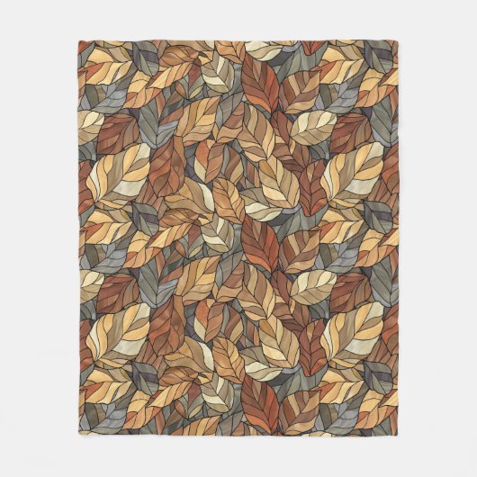 Elegante Herbstlaube aus festem Glas - Rustikaler  Fleecedecke (Vorderseite)