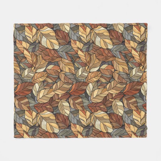 Elegante Herbstlaube aus festem Glas - Rustikaler Fleecedecke (Vorderseite (Horizontal))