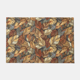 Elegante Herbstlaube aus festem Glas - Rustikaler  Fußmatte