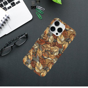 Elegante Herbstlaube aus festem Glas - Rustikaler iPhone 16 Pro Max Hülle