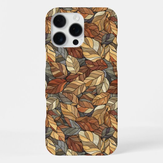 Elegante Herbstlaube aus festem Glas - Rustikaler  iPhone Hülle (Rückseite)