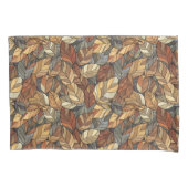 Elegante Herbstlaube aus festem Glas - Rustikaler  Kissenbezug (Vorderseite)