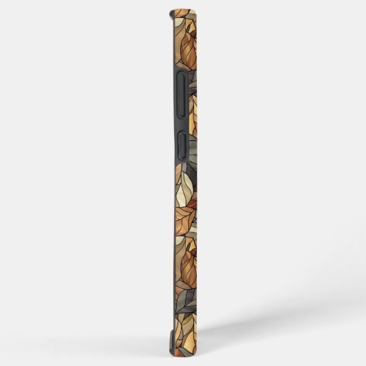 Elegante Herbstlaube aus festem Glas - Rustikaler Samsung Galaxy Hülle (Rechte Seite)