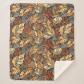 Elegante Herbstlaube aus festem Glas - Rustikaler  Sherpadecke (Vorderseite)