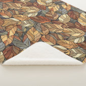 Elegante Herbstlaube aus festem Glas - Rustikaler  Sherpadecke (3/4)