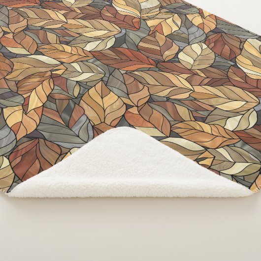 Elegante Herbstlaube aus festem Glas - Rustikaler Sherpadecke (3/4)