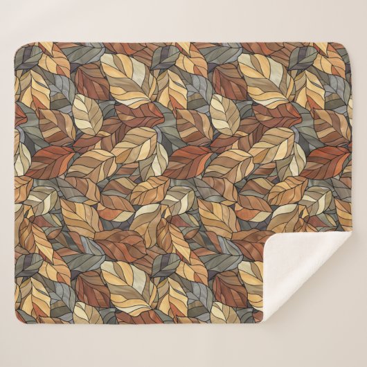 Elegante Herbstlaube aus festem Glas - Rustikaler Sherpadecke (Vorderseite (Horizontal))