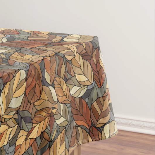Elegante Herbstlaube aus festem Glas - Rustikaler  Tischdecke (Beispiel)
