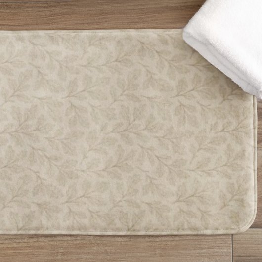 Elegante Herbstlaube | Boho Minimalistisch Farmhou Badematte