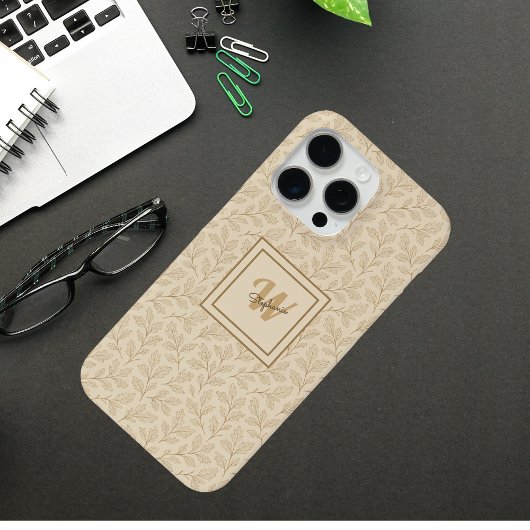 Elegante Herbstlaube | Maßgeschneiderter Minimalis Case-Mate iPhone Hülle