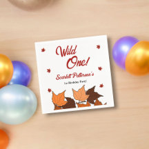 Elegante Herbstlaube Wild One Herbst 1. Geburtstag