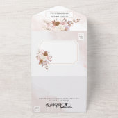 Elegante Herbstwoche All In One Einladung (Außenbereich)