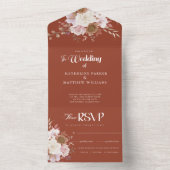 Elegante Herbstwoche All In One Einladung (Innen Boden)