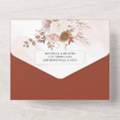 Elegante Herbstwoche All In One Einladung (Rückseite)