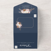 Elegante Herbstwoche All In One Einladung (Außenbereich)