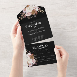 Elegante Herbstwoche All In One Einladung