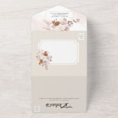 Elegante Herbstwoche All In One Einladung (Außenbereich)