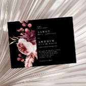 Elegante Herbstwoche Einladung