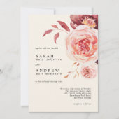 Elegante Herbstwoche Einladung (Vorderseite)