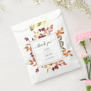 Elegante Herbstwoche Geschenktütchen