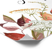 Elegante Herbstwoche Poster (Ecke)